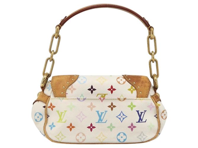 LOUIS VUITTON Monogram Multicolor Marilyn Shoulder Bag White M40206 - vista 2