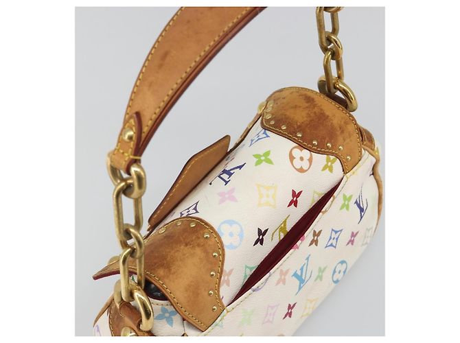 LOUIS VUITTON Monogram Multicolor Marilyn Shoulder Bag White M40206 - vista 6