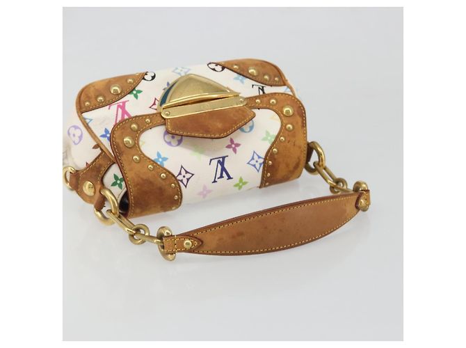 LOUIS VUITTON Monogram Multicolor Marilyn Shoulder Bag White M40206 - vista 7