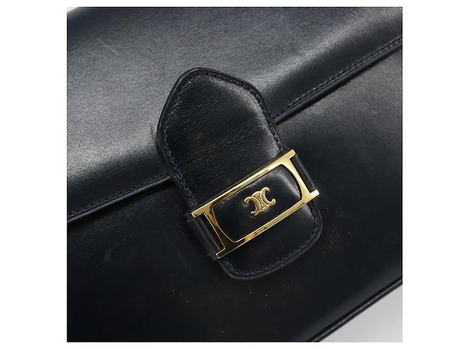 Céline CELINE Shoulder Bag Leather Navy Gold - vista 17