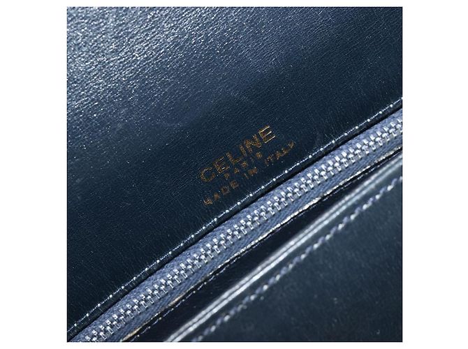Céline CELINE Shoulder Bag Leather Navy Gold - vista 19