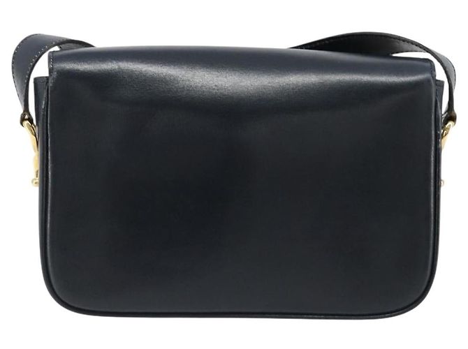 Céline CELINE Shoulder Bag Leather Navy Gold - vista 2