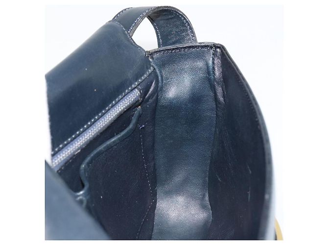 Céline CELINE Shoulder Bag Leather Navy Gold - vista 20