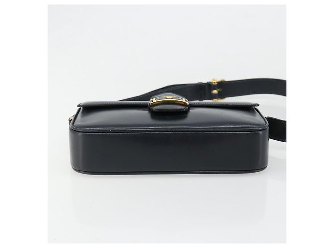 Céline CELINE Shoulder Bag Leather Navy Gold - vista 5