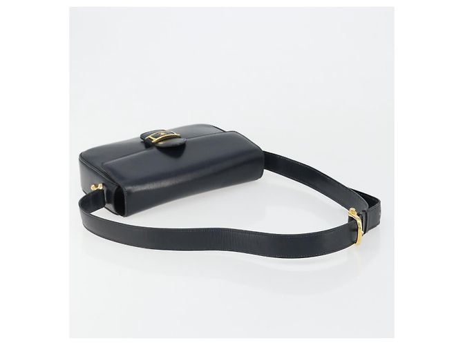 Céline CELINE Shoulder Bag Leather Navy Gold - vista 7