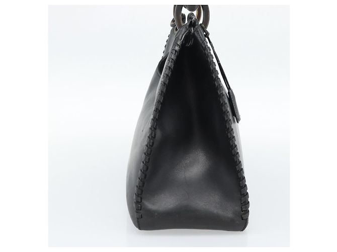 GUCCI Shoulder Bag Leather Black 106236 - vista 3