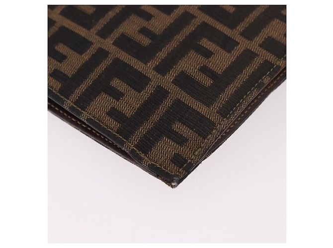 FENDI Zucca Canvas Hand Bag Black Brown - vista 15