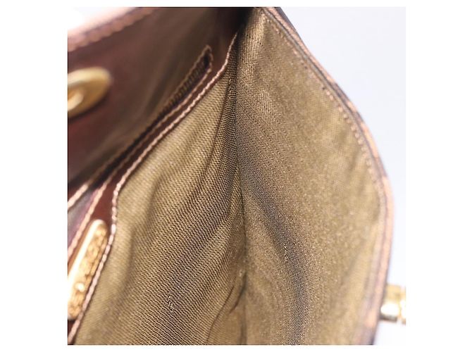 FENDI Zucca Canvas Hand Bag Black Brown - vista 20