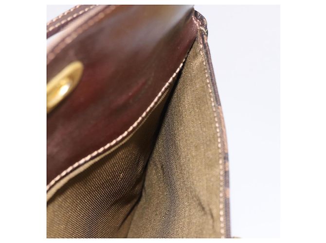FENDI Zucca Canvas Hand Bag Black Brown - vista 24