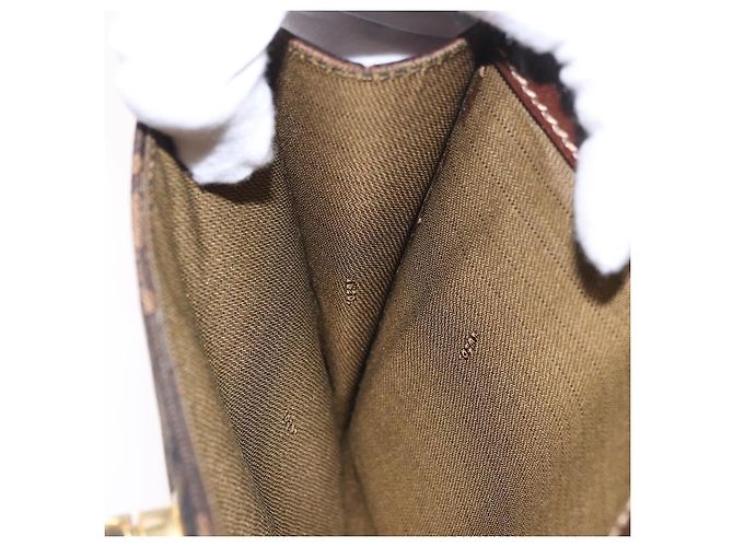 FENDI Zucca Canvas Hand Bag Black Brown - vista 25