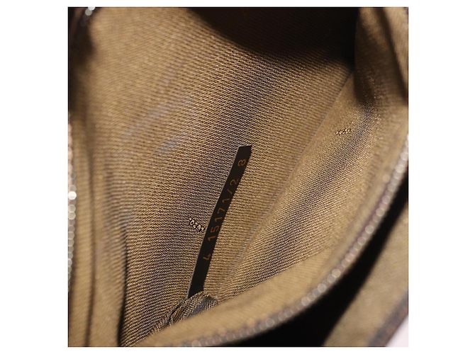 FENDI Zucca Canvas Hand Bag Black Brown - vista 27
