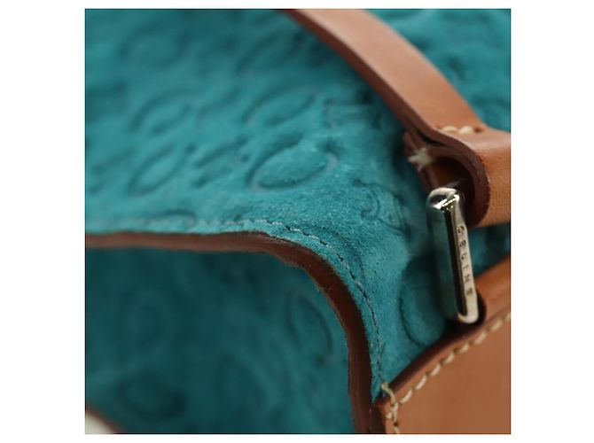 Céline CELINE C Macadam Canvas Rucksack Silver Turquoise Blue - Ansicht 20