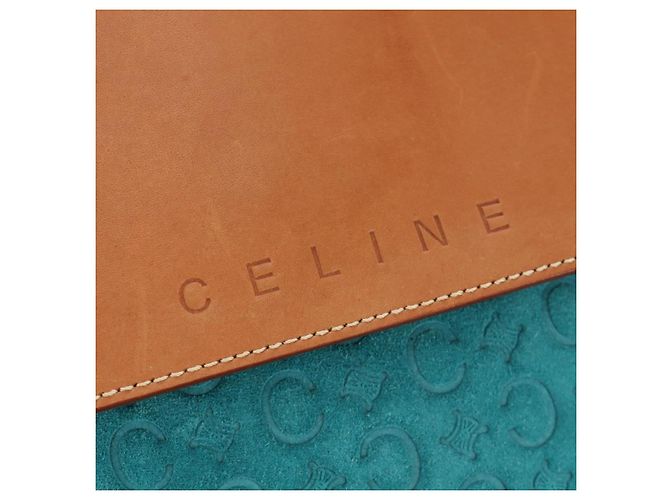 Céline CELINE C Macadam Canvas Rucksack Silver Turquoise Blue - Ansicht 23