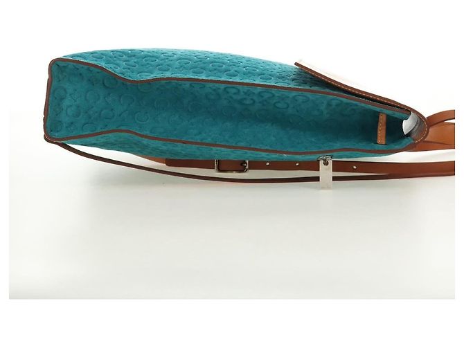 Céline CELINE C Macadam Canvas Rucksack Silver Turquoise Blue - Ansicht 4