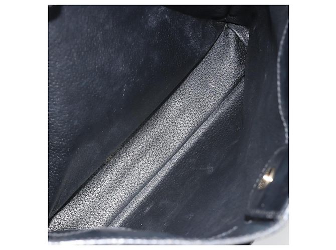 Céline CELINE Macadam Canvas Shoulder Bag PVC Leather Black Gold - vista 21