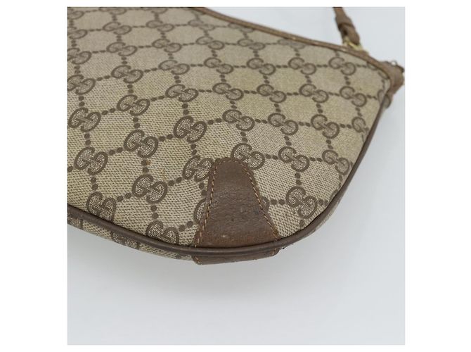 GUCCI GG Supreme Web Sherry Line Bag PVC Beige Gold 904 02 026 - view 12