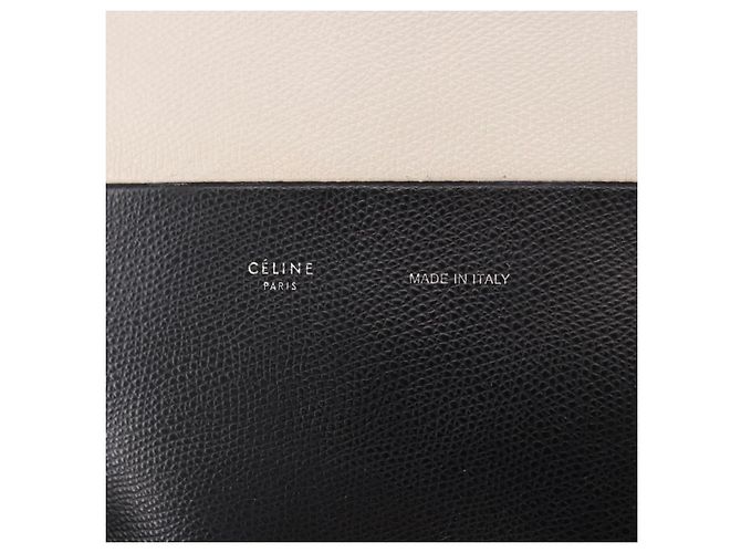 Céline CELINE Vertical Cabas Small Hand Bag Leather 2way White - Ansicht 17