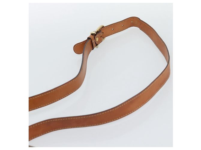 Céline CELINE Macadam Canvas Shoulder Bag PVC Leather Brown Gold - vista 8