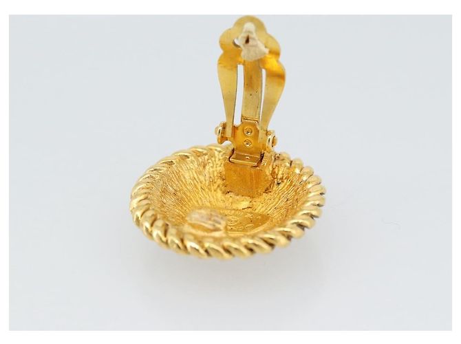 CHANEL COCO Mark Earring Metal Gold Tone CC - vista 10