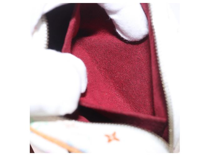 LOUIS VUITTON Monogram Multicolor Trousse Wapity Pouch White M58033 - vista 21