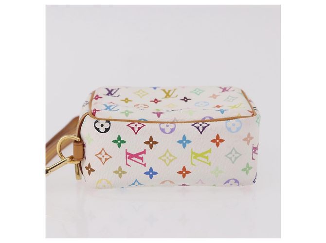 LOUIS VUITTON Monogram Multicolor Trousse Wapity Pouch White M58033 - vista 5