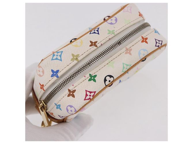 LOUIS VUITTON Monogram Multicolor Trousse Wapity Pouch White M58033 - vista 6