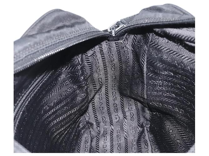 PRADA Shoulder Bag Nylon Black Silver - vista 18