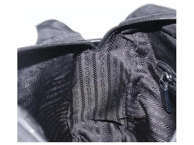 PRADA Shoulder Bag Nylon Black Silver - vista 19