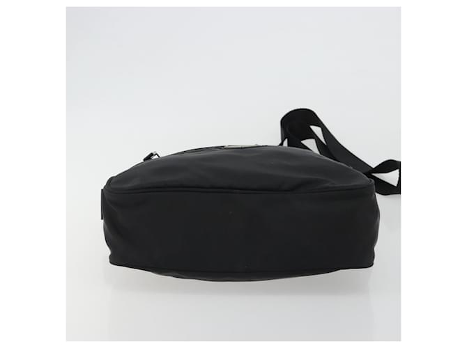 PRADA Shoulder Bag Nylon Black Silver - vista 9
