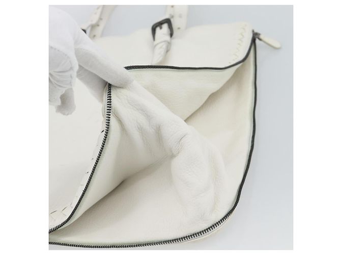 BOTTEGA VENETA Hand Bag Leather White - vista 16