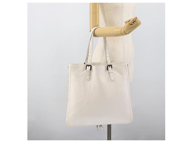 BOTTEGA VENETA Hand Bag Leather White - vista 25