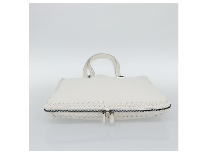 BOTTEGA VENETA Hand Bag Leather White - vista 9