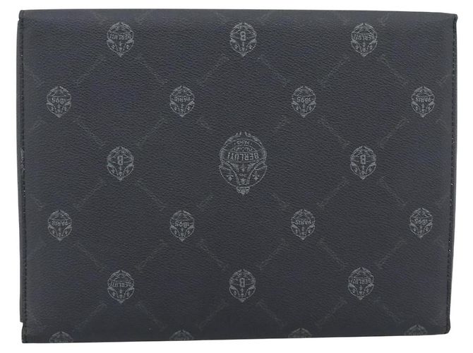 Berluti Clutch Bag PVC Black Silver - vista 3