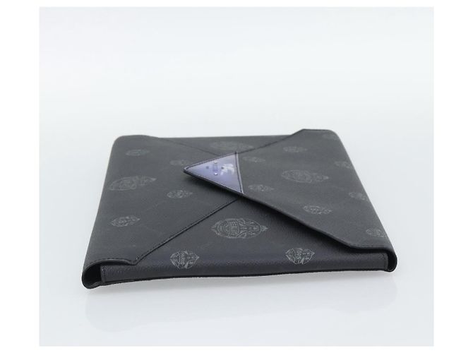 Berluti Clutch Bag PVC Black Silver - vista 5