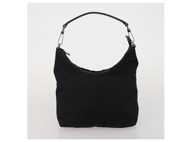 GUCCI Bamboo Shoulder Bag Nylon 2 Set Black - vista 11