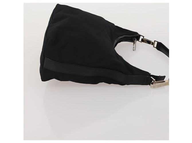 GUCCI Bamboo Shoulder Bag Nylon 2 Set Black - vista 13