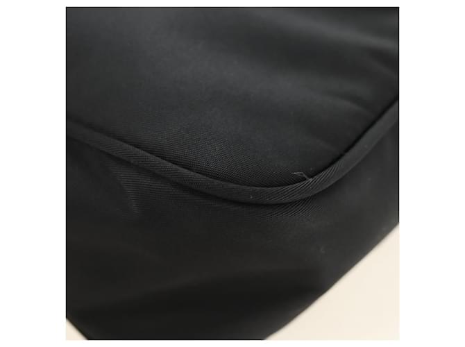 PRADA Hand Pouch Nylon Black Silver - vista 12