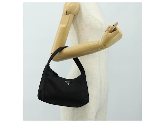 PRADA Hand Pouch Nylon Black Silver - vista 22