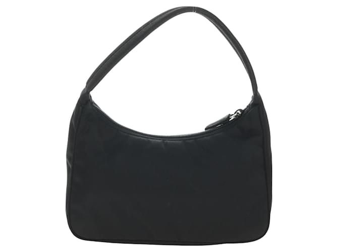 PRADA Hand Pouch Nylon Black Silver - vista 3