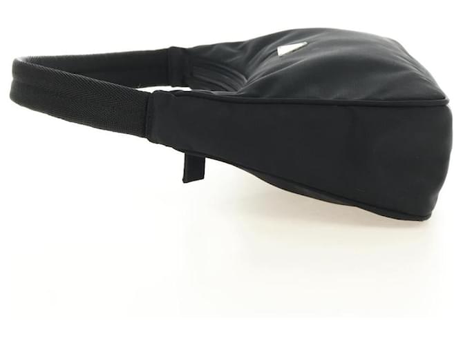 PRADA Hand Pouch Nylon Black Silver - vista 4