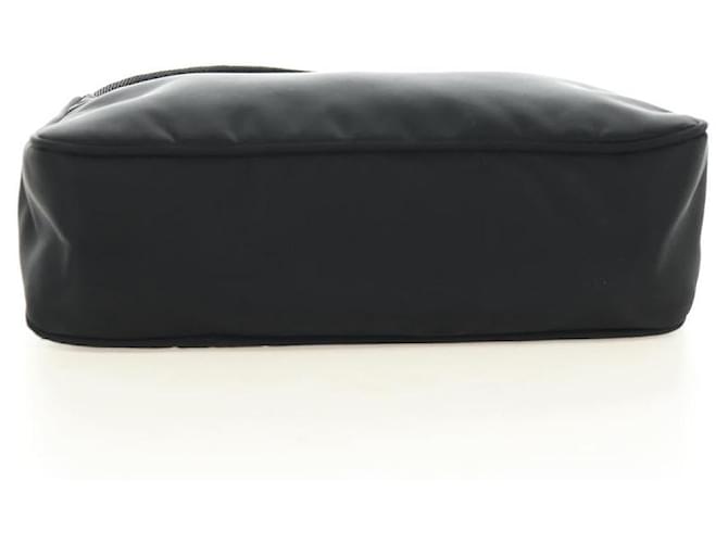 PRADA Hand Pouch Nylon Black Silver - vista 9