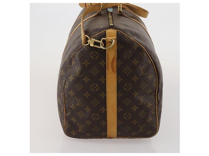 LOUIS VUITTON Monogram Keepall Bandouliere 55 Boston Bag M41414 LV - vista 5