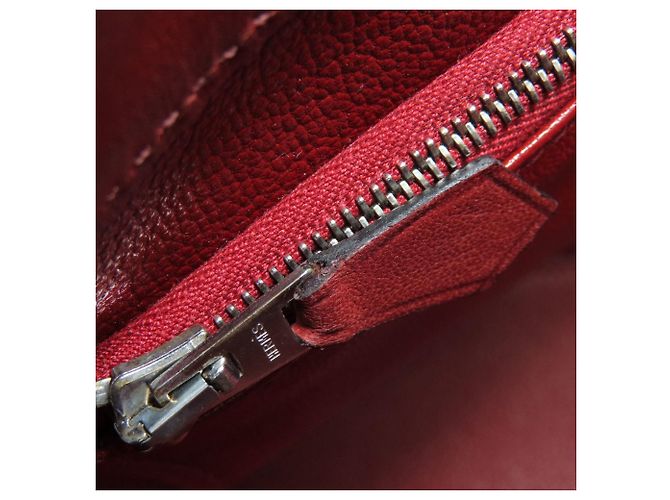 Hermès Borsa Hermes Sac Fourre-Tout PM Crudo Bordò - vista 10