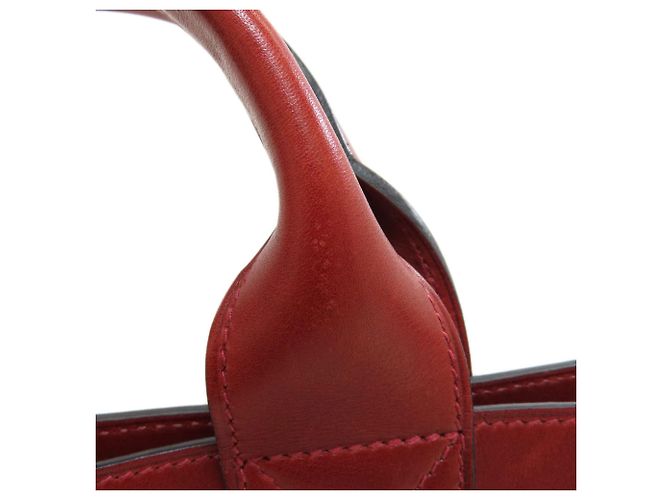 Hermès Borsa Hermes Sac Fourre-Tout PM Crudo Bordò - vista 17