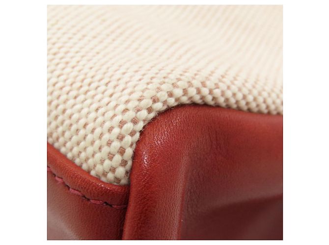Hermès Borsa Hermes Sac Fourre-Tout PM Crudo Bordò - vista 19