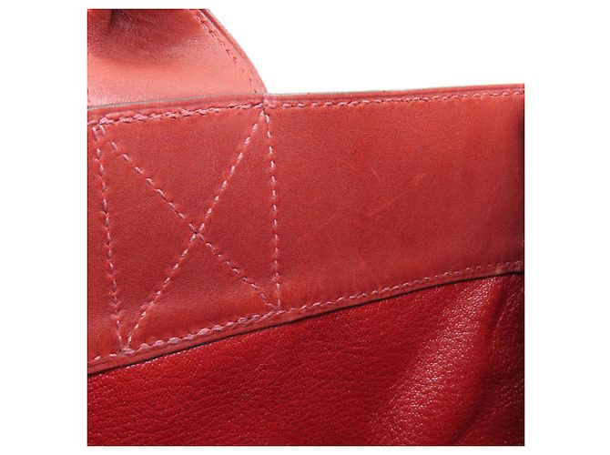 Hermès Borsa Hermes Sac Fourre-Tout PM Crudo Bordò - vista 8