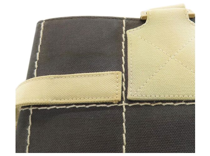Borsa Tote Chanel Chocolate Bar Marrone - vista 12