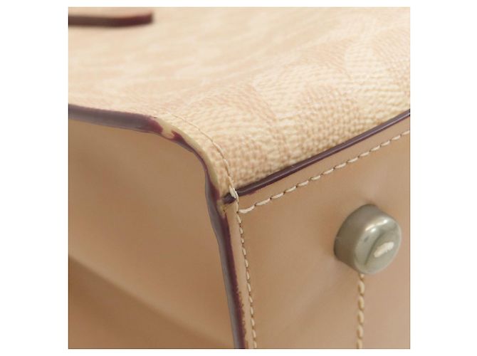 Borsa Tote 2-Way Coach Signature Beige - vista 19