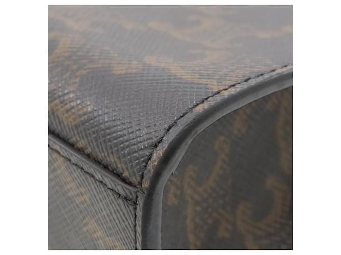 Céline Celine Mini Vertical Cabas Borsa a mano 2-Way Marrone scuro - vista 13