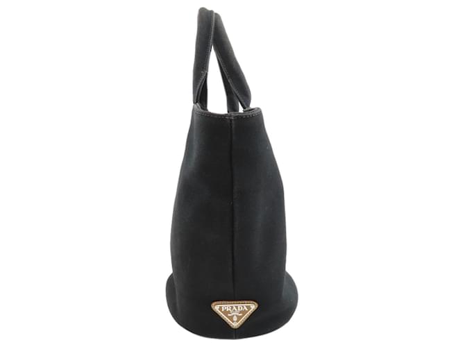 Borsa 2-Way Prada Canapa Nero - vista 3